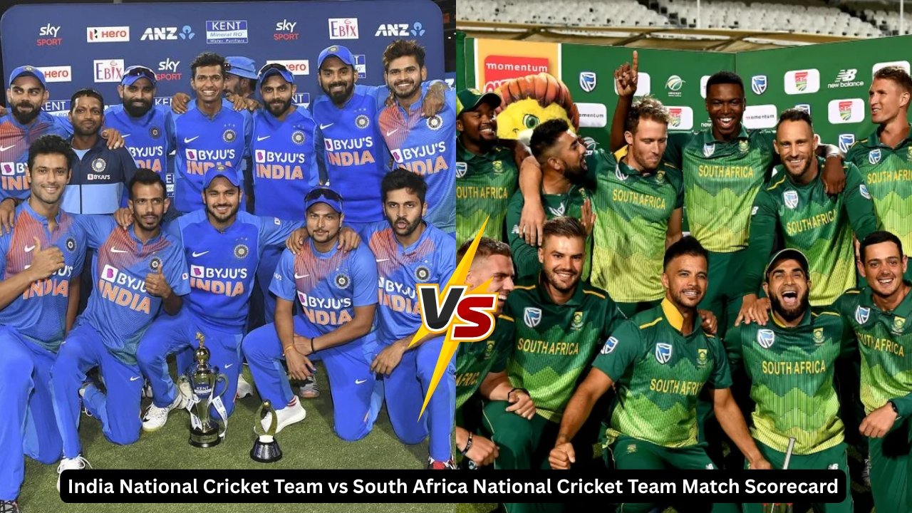 India National Cricket Team vs South Africa National Cricket Team Match Scorecard