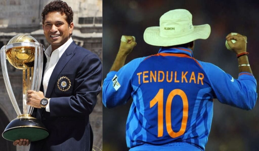 Sachin Tendulkar - Jersey number- 10