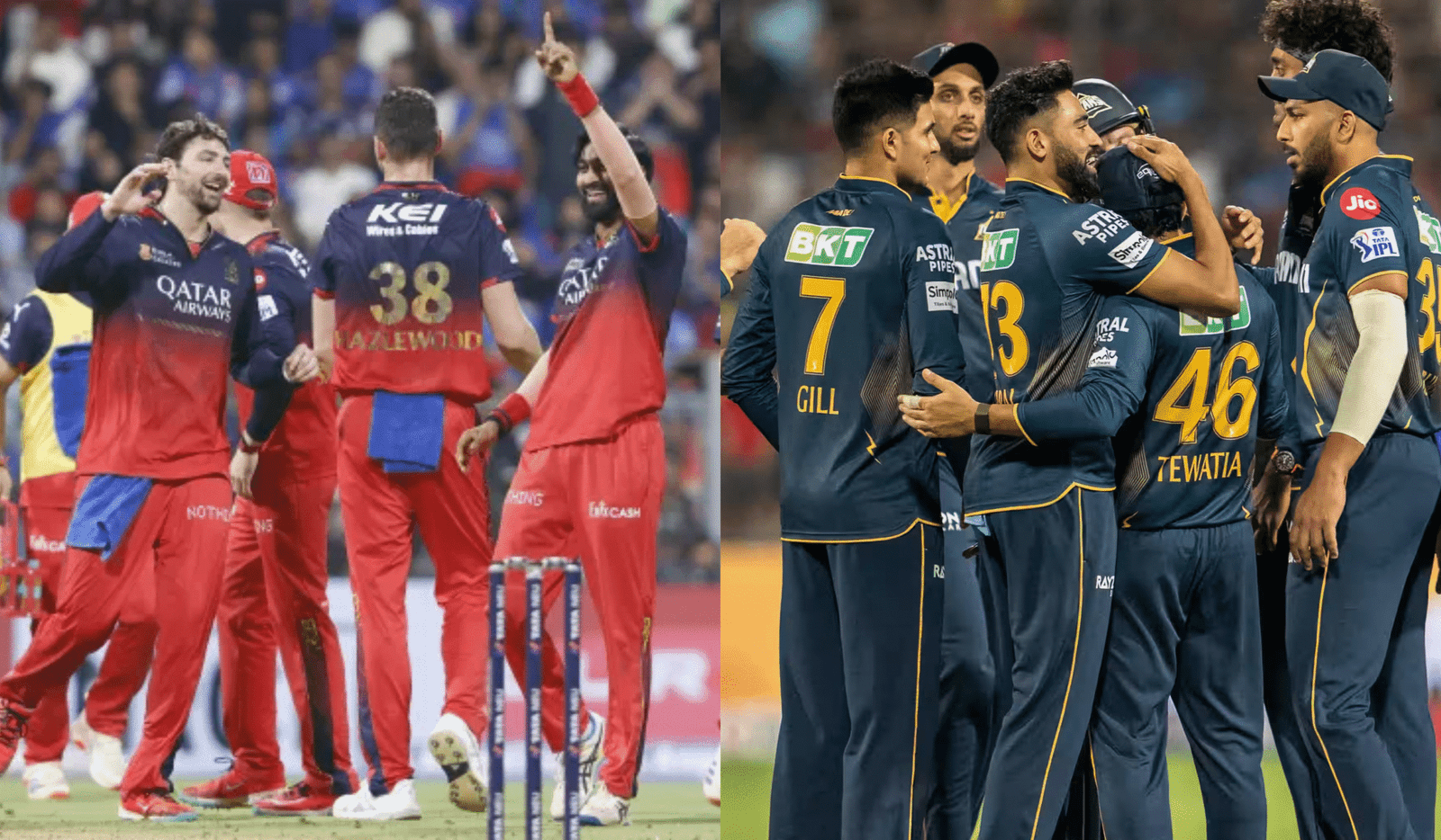 RCB vs GT Match Scorecard