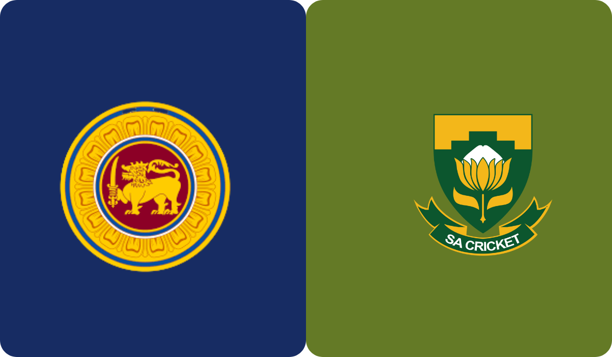 Sri Lanka vs South Africa Team timeline