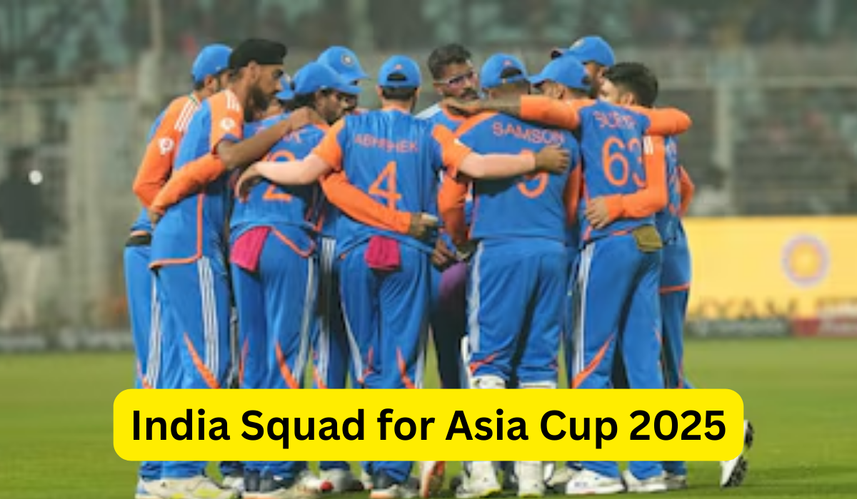 Shubman Gill Returns as Vice-Captain for Asia Cup 2025 Squad