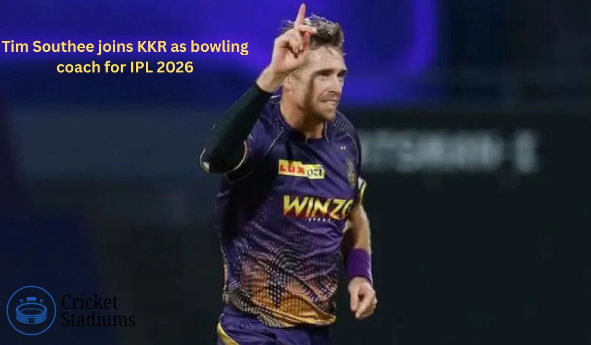 Tim Southee joins KKR as bowling coach for IPL 2026